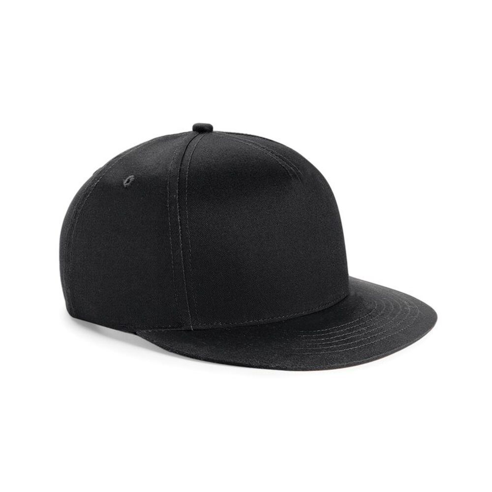 Beechfield Childrens /Kids Boys /Girls Youth Unisex Retro  /Baseball Cap / Black